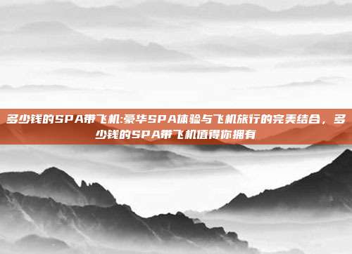 多少钱的SPA带飞机:豪华SPA体验与飞机旅行的完美结合，多少钱的SPA带飞机值得你拥有